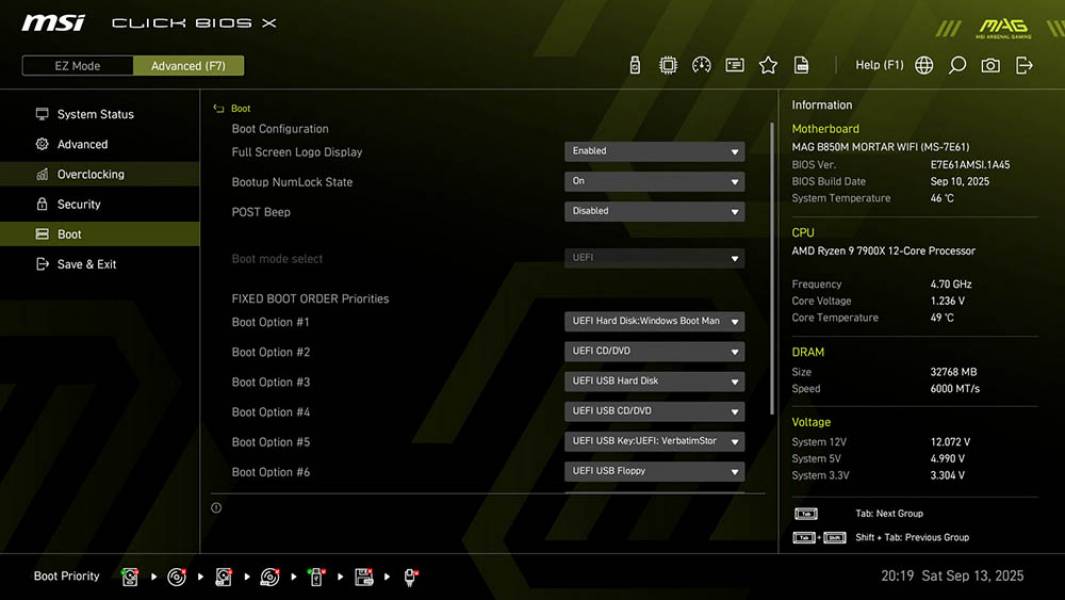 MSI MAG B850M MORTAR WIFI-4